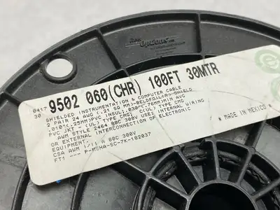 New | in-Stock BELDEN RS-232, #24-2PR, SR-PVC, O/A FOIL, PVC JKT, CMG, 75Ω Misc Industrial Equipment | Maverick Industrial Sales #1101681