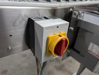 Laughlin SS Plastic Belt Incline Conveyor