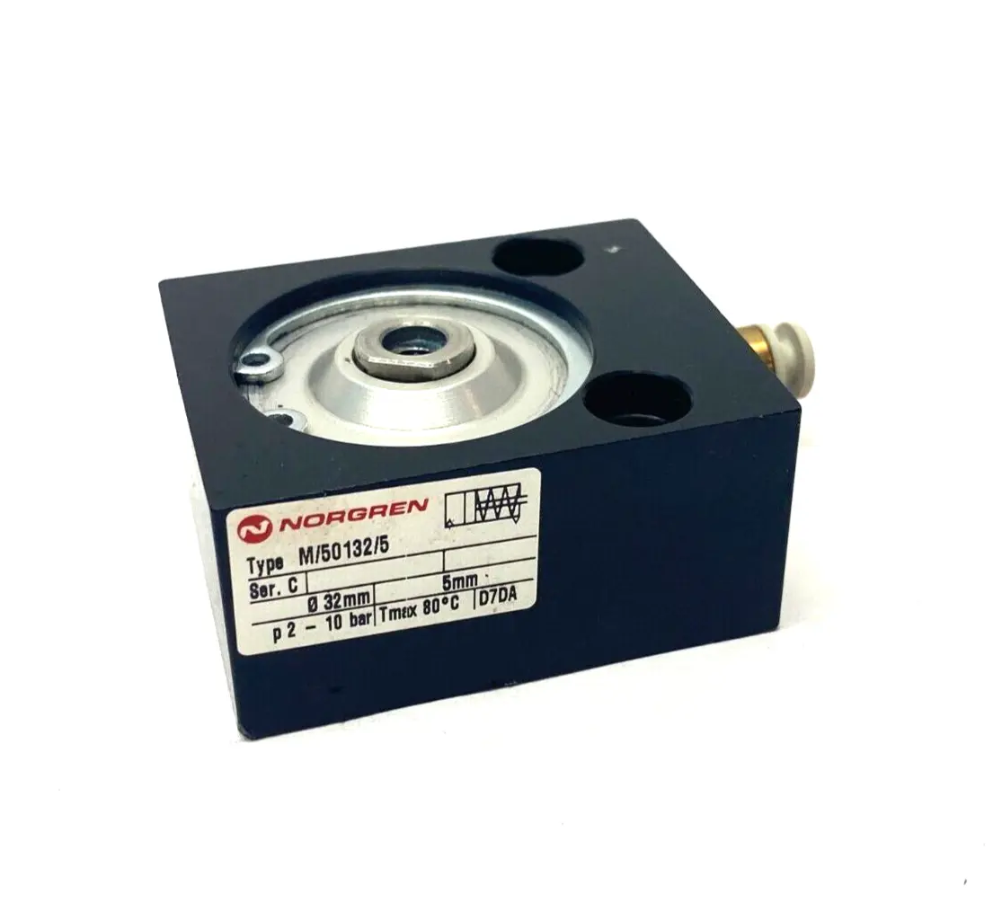 Used Norgren Ser. C Pneumatic Clamping Cylinder 32mm Bore 5mm Stroke Pneumatic Cylinders Michigan US | Maverick Industrial Sales #1390726