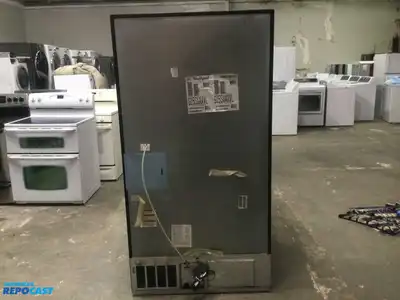 USED WHIRLPOOL GOLD FRENCH DOOR FREEZER ON BOTTOM STAINLESS STEEL REFRIGERATOR ENERGY STAR HIGH EFFICIENCY