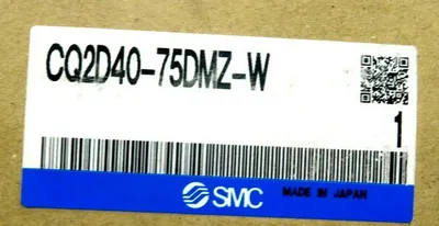 NEW SMC CQ2D40-75DMZ-W COMPACT CYLINDER CQ2D4075DMZW