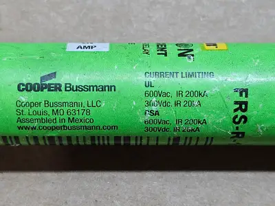 Used BUSSMANN FRS-R-15 Fuses British Columbia CA | Lenmark #1488984