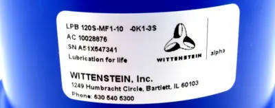 NEW WITTENSTEIN LPB120S-MF1-10-0K1-3S