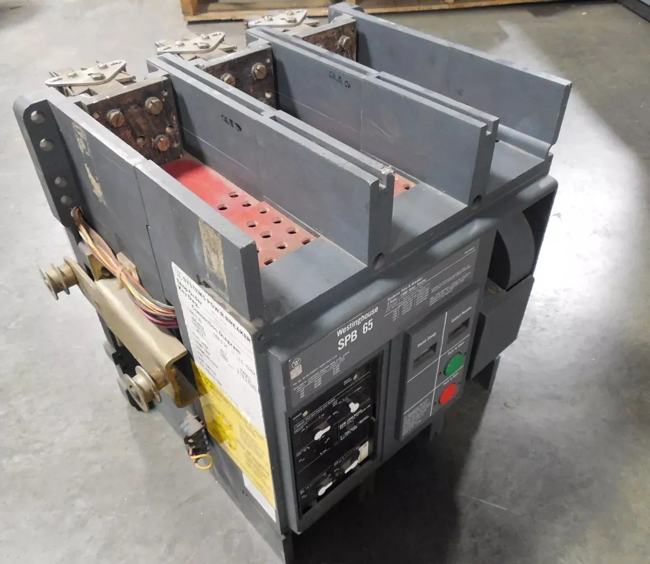 Westinghouse SPB65 Pow-R-Breaker 1600A Frame 1200A Trip Pow-R Trip 7 Used
