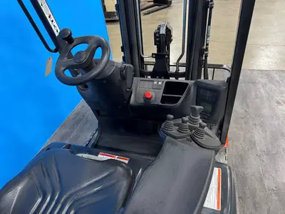 Used 2019 LINDE E18 3-Wheel Stand up Electric Counterbalance Forklifts Minnesota US | Birnstengel Equipment #1550221