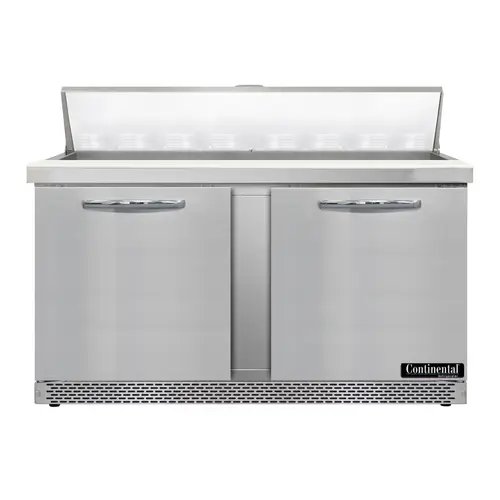 Continental D60N16-FB 60" Designer Line Sandwich/salad Prep Table W/ Refrigerated Base, 115v