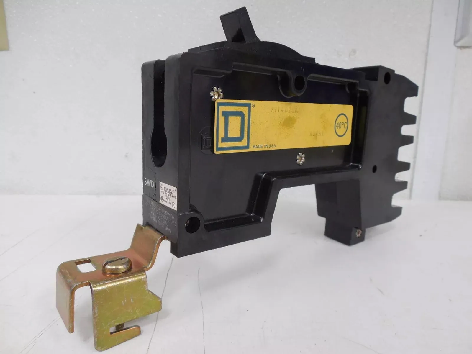 Square D FY14020A I-Line Circuit Breaker 20 Amps 277VAC 1 Pole Used