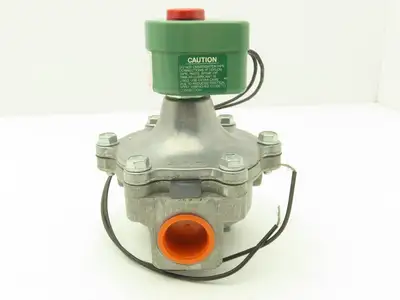 Asco Redhat 8215B50VM Solenoid Valve 2 Way Vacuum 10-3 NC 110/120VAC 1"NPT