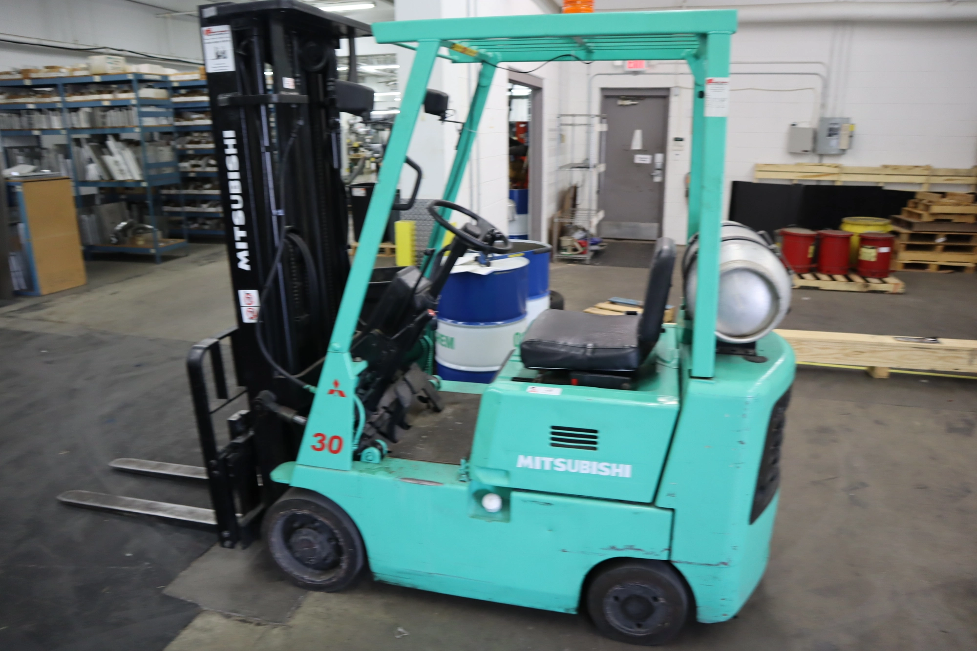 Used MITSUBISHI FGC15 Liquid Propane Forklifts Minnesota US | Machinesused.com #1396189