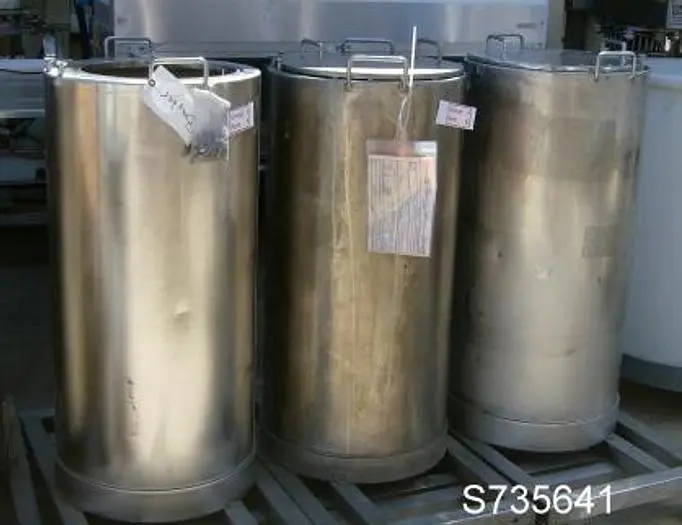 Tank, 40 Gallon, 316 Stainless Steel, FT/FB, Cover, 18" x 36", #S735641