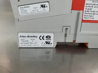 USED Allen-Bradley 1734-OB8S/B Safety Source Output Module w/1734-MB Base