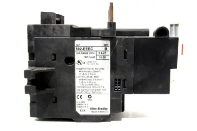 USED ALLEN BRADLEY 592-EEEC OVERLOAD RELAY 592EEEC