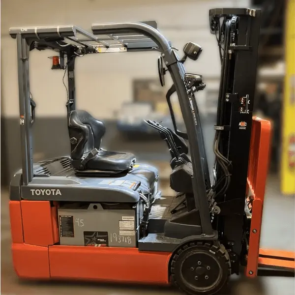 Used 2018 Toyota 8FBE20U 3-Wheel Sit down Electric Counterbalance Forklifts | Value Forklifts #1207816