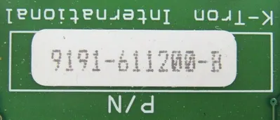USED K-TRON 9191-611200-B CPU MODULE 9191611200B