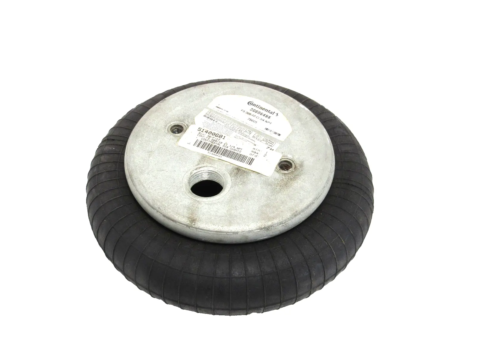 NEW CONTINENTAL FS200-10 CI 3/4 NPT AIR SPRING 75605