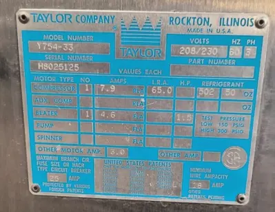 Taylor 6575675666666444 Soft Serve Ice Cream Machines | Amiron Machinery (6)