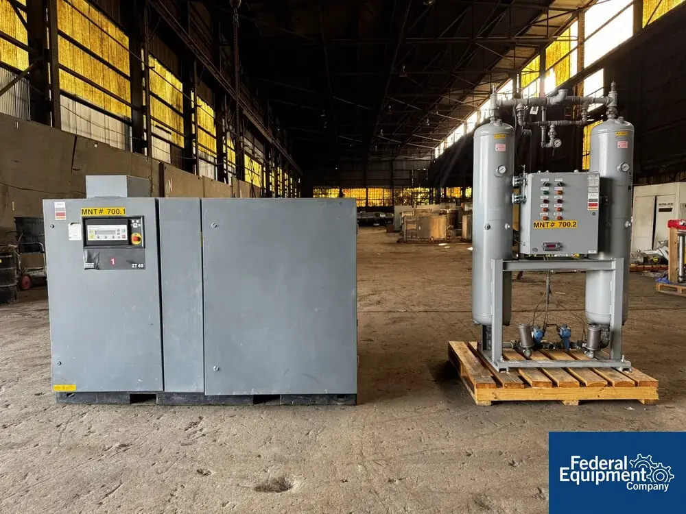 USED Atlas Copco 60 hp Atlas Copco Air Compressor, Model ZT-45