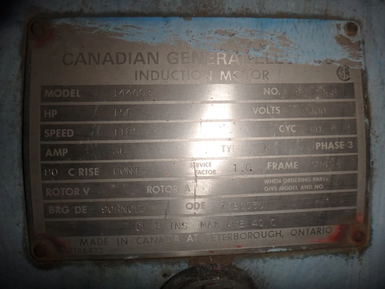 Used CANADIAN GENERAL ELECTRIC _UNKNOWN_ Motors (misc) Alabama US | Transamerican Equipment Company #706473