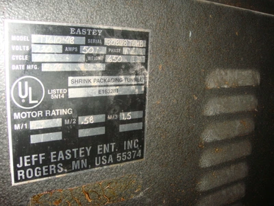Used _UNKNOWN_ ET1610-48 Shrink Tunnels Minnesota US | A&I Equipment #1317346