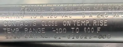 USED Fenwal Thermoswitch