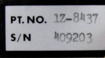 USED STOCK EQUIPMENT 1Z-8437 POWER SUPPLY 1Z8437