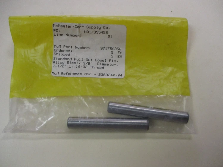 New | in-Stock Mc-Master-Carr Supply Co 97175A358 Misc Fasteners Arizona US | ASSET CONVERSION SPECIALISTS, INC. #312178