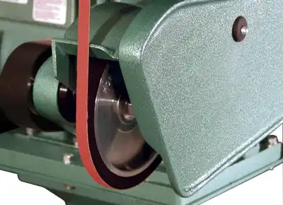 New | in-Stock BURR BURR KING THREE WHEEL BELT GRINDER (ENHANCED FEATURES) Belt Grinders Including Sanders Manitoba CA | Empire Machinery & Tools Ltd. #1359805