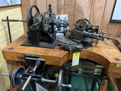 0365 RA Lienhard Chaux-De-Fonds Engine Turning Machine Circa 1904