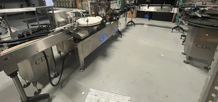 Used 2021 CDA USA E-FILL Liquid & Paste Complete Packaging Lines Ontario CA | The Equipment Kings #1084200