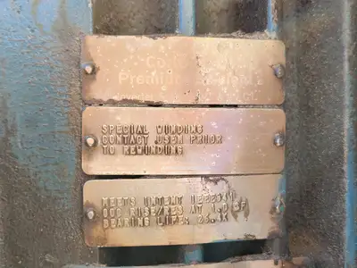 200 hp, 575 volts, 1785 rpm, 447TPA, 3ph, Electric Motor