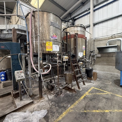 1,500L S/S water base liquid mixer
