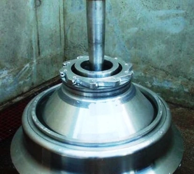 Dorr-Oliver LPCH-30 Merco nozzle centrifuge, 316SS.