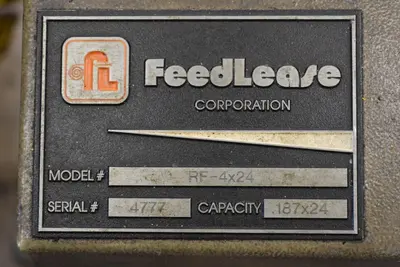 15000 LB X 24" X .187" FEEDLEASE SERVO FEEDLINE