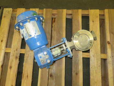 Jamesbury 4"-150  Butterfly Valve with Pneumatic Actuator  , Unused