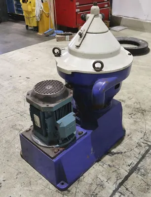 Alfa-Laval S-815 fuel/lube oil purifier, 316SS.