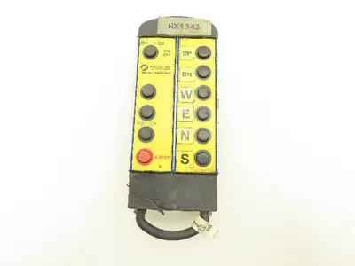 Magnetek TX12M-2 Telepilot Crane Hoist Radio Remote Control 6 Button 2 Speed