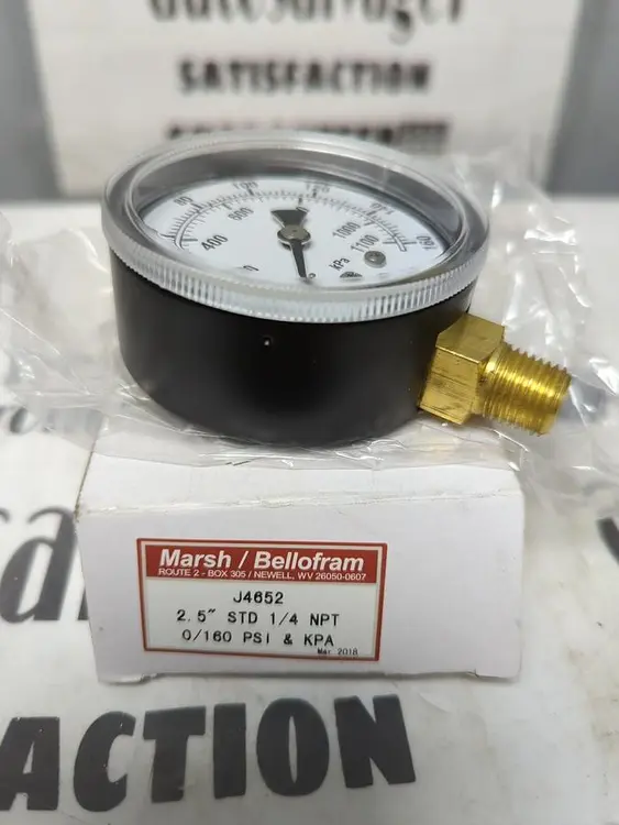New | in-Stock MARSH J4652 Universal Pressure Meters | Surplus Asset Holdings #1217267