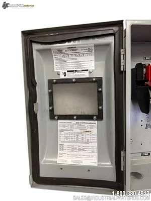 Used SIEMENS HNF362JW Disconnects Kentucky US | Industrial Parts R Us Inc. #911240