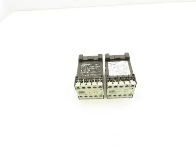 Siemens 3TF2801-0LB4 Contactor Sz 00 3-Pole 16A 1NC 600V 3PH 24VDC Coil Lot of 2