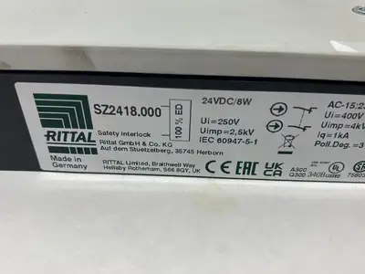 USED RITTAL SAFETY LOCK MODULE, DOOR INTERLOCKING DEVICE 2418000