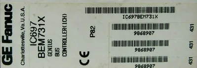 NEW SEALED GE FANUC IC697BEM731X BUS CONTROLLER MODULE