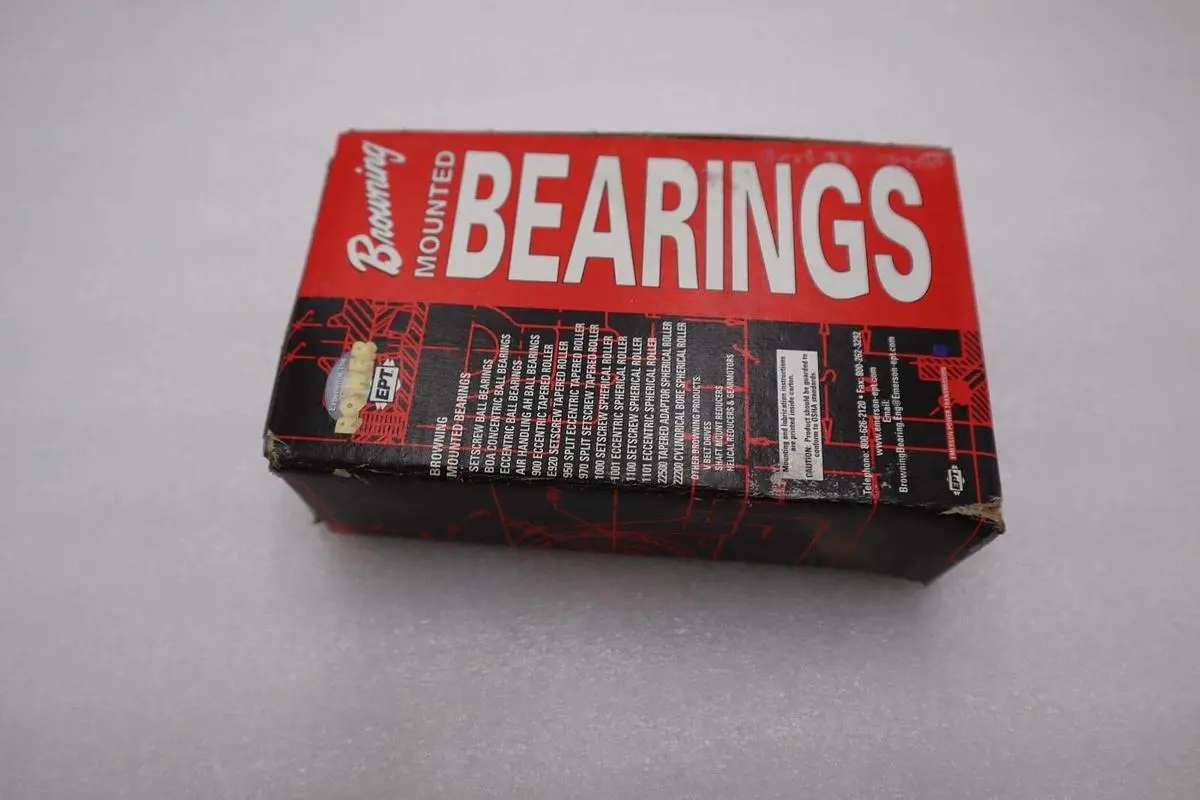 LOT OF 2 - Browning VPS-212 Two Bolt Pillow Block Ball Bearing 3/4” Bore #H470A