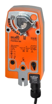 Belimo FSAFB24-SR Fire Smoke Actuator, 180in-lb 20Nm, Spring Return, 2-10 V, Mod [New]