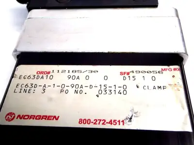 Used Norgren/ Pepperl + Fuchs Pneumatic Power Clamp/ Inductive Sensor Pneumatic Cylinders Michigan US | Maverick Industrial Sales #1401648