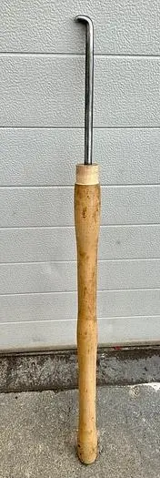 Metal Hook Tip Spinning Tool ~ 33" Length - 1" Reach ~ (5794)
