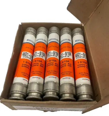 NEW MERSEN A6D1-8/10R FUSES 600V A6D1810R QTY. 10