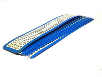 New | in-Stock Panduit Pan-Code Wire Marker Cards SET OF 9 CARDS Blank Label Michigan US | Maverick Industrial Sales #1391952