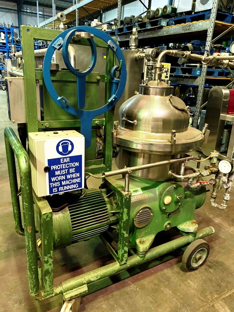 Westfalia SAMR 5036 wine clarifier centrifuge, 316SS.