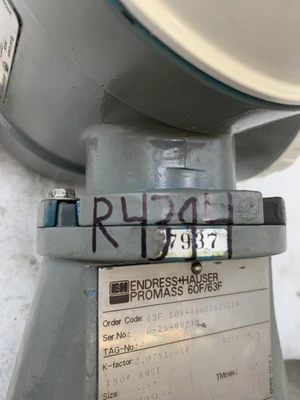 Endress+Hauser 63F S08-AAWOOA25B1A Flow Meter