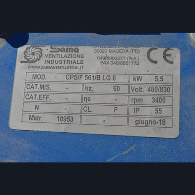 Sama High Pressure Blower